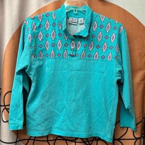 Vintage Nuovo southwestern patterned top, small
